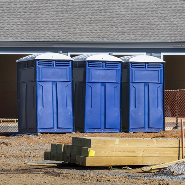 what is the expected delivery and pickup timeframe for the porta potties in Viola